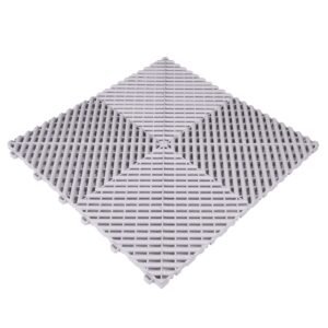 Garagegolv Dr Dirt Garage Plaza HD (1,92 m²), Ljusgrå, 1,92 m² (12-pack)