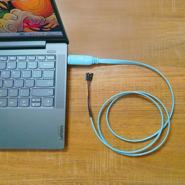 Dsd Tech Sh-u09bl usb–ttl-sarjakaapeli cp2102n-sirulla 1,2 m / 4 jalkaa