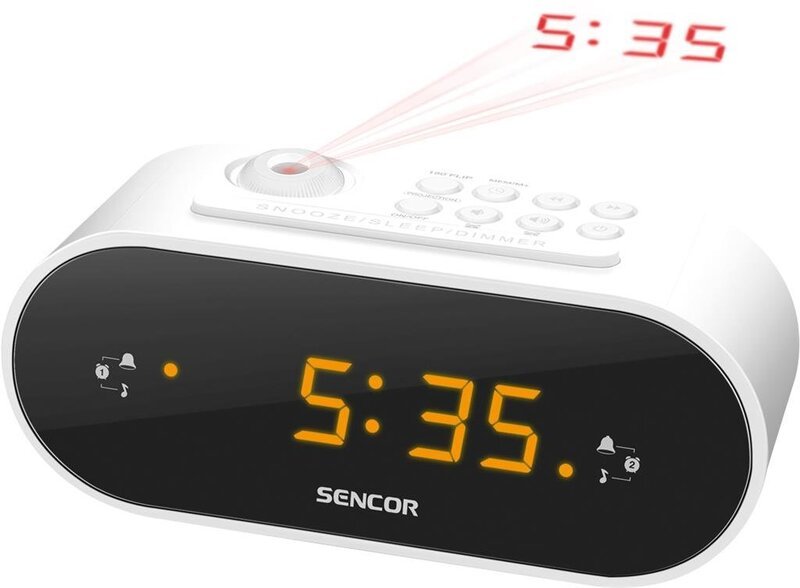 Elektroninen kello Sencor SRC 3100 W.