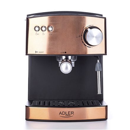 Espressokone Adler AD 4404cr, kupari/musta
