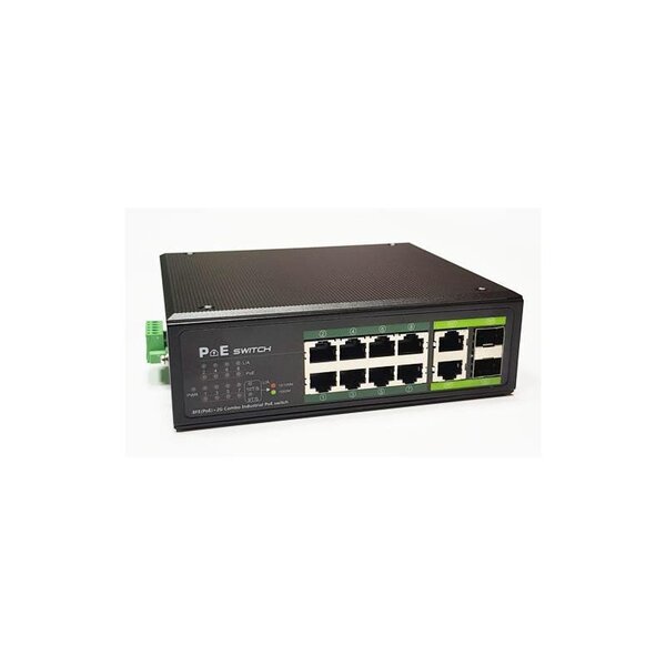 EXTRA DIGITAL 8 kanavan 100Mbps PoE kytkin 2G SFP