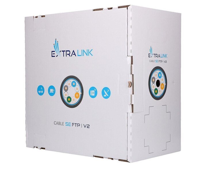 verkkokaapeli extralink, f/utp, 305 m