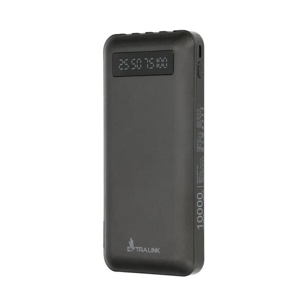 tehopankki extralink powerbank epb-083 10000mah 5v musta