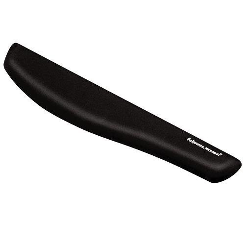 fellowes plushtouch ergonominen näppäimistömatto, vaahtomuovi, musta, fellowes, 47,5x6,2 cm