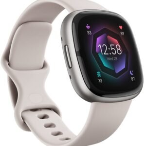 Fitbit Sense 2, Lunar White/Platinum FB521SRWT