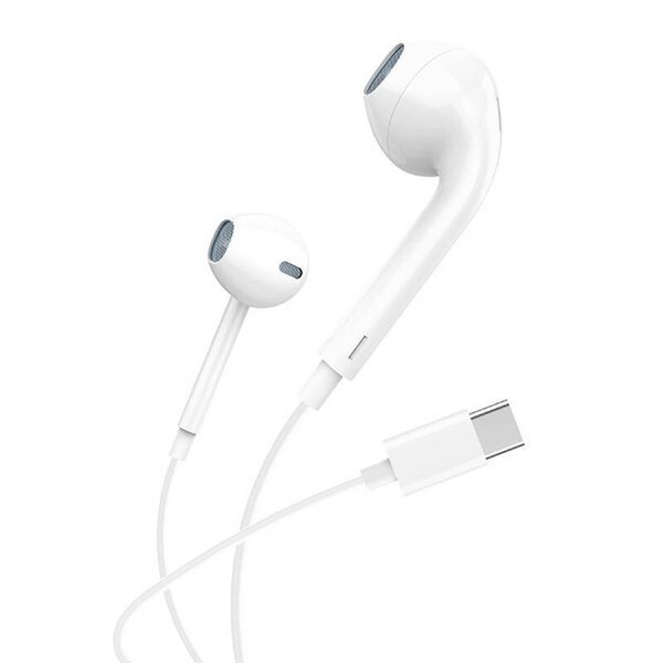 Foneng In-ear kuulokkeet, langallinen Foneng T15, USB-C, 1,2 m (valkoinen)