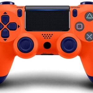 Games World PS4 Doubleshock 4 V2 langaton peliohjain/ohjain, oranssi (Sunset Orange) PS4/PS5/Android/iOS