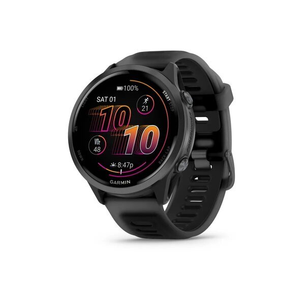 Garmin Forerunner® 570 - 47mm, Slate Grey Aluminium with Translucent Black/Black Band