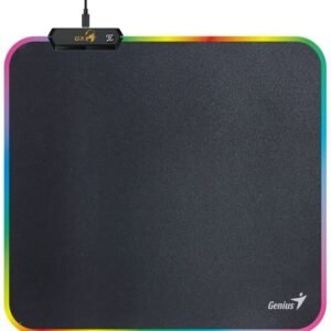 RGB tekstiilinen hiirimatto Genius, musta, 260x240mm, 3mm