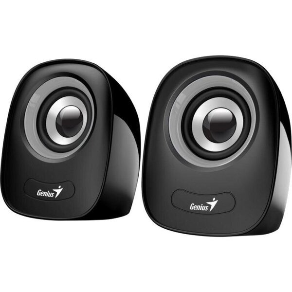 Kompaktit Kaiuttimet Genius SP-Q160, 2.0, 6W, musta