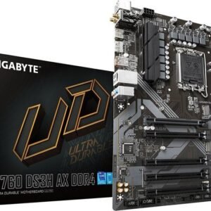 Gigabyte B760 DS3H AX, ATX, DDR4, LGA1700, WiFi