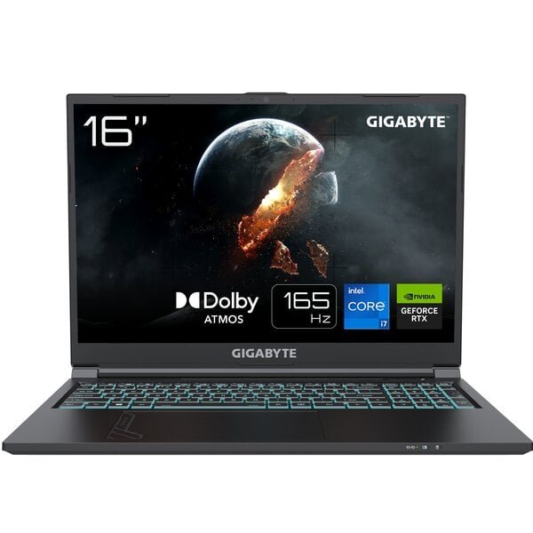 Gigabyte G6 16"FHD+ 165Hz i7-13620H 16GB-DDR5 1000GB RTX4060-8GB Win11H KFH-3EE854KH