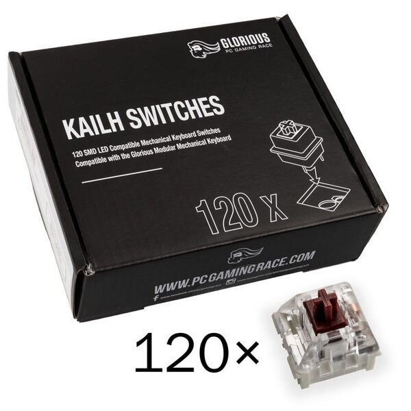 Glorious PC Gaming Race Kailh Speed Copper kytkimet | Lineaarinen ja hiljainen (120 kpl)