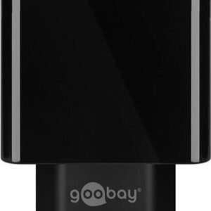 Goobay QC3.0 Usb-seinälaturi, musta