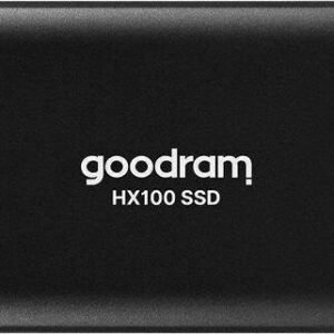 ssd goodram 2.5", ulkoinen usb 3.2 tyyppi c, 512 gb, hx100, ssdpr-hx100-512, 950 mbps-r, 900 mbps-w