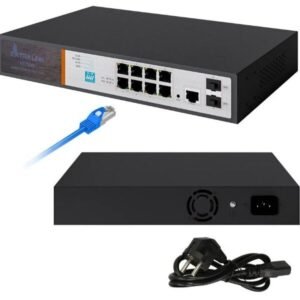 Hallittava PoE-kytkin Extralink Victor, 8x Gigabit PoE/PoE+, 2x SFP, 150W