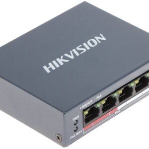 Hikvision-kytkin poe ds-3e0105p-e/m(b) 4 porttia hikvision