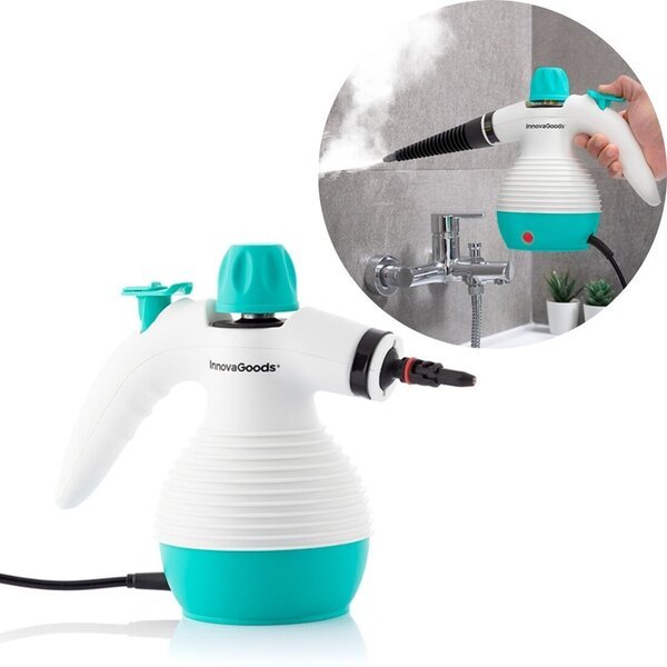 Höyrypuhdistin lisävarusteilla 9in1 puhdistukseen 0,35L 1000W InnovaGoods