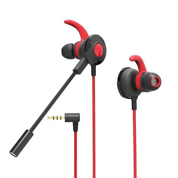 In-ear-kuulokkeet G5 universaali 3,5 mm langalliset irrotettavalla mikrofonilla, mustat