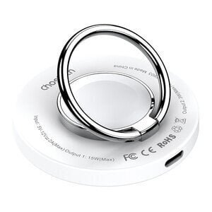 Induktiolaturi iPhone MagSafe pidikkeellä 15W valkoinen