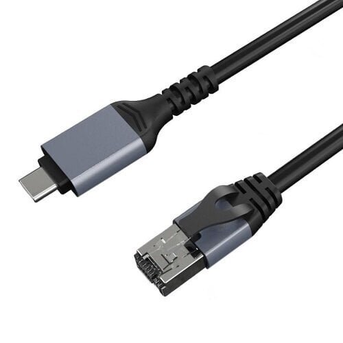 Internet-kaapeli CAT6 UTP, USB Type-C - RJ45, 15m