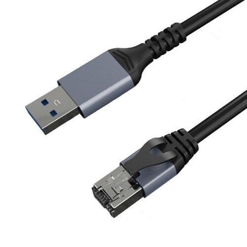 Internet-kaapeli CAT6 UTP, USB3.0 Type-A - RJ45, 15m