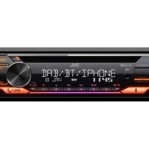 JVC, KD-DB922BT CD/USB MP3/WMA autostereot AUX-tulolla