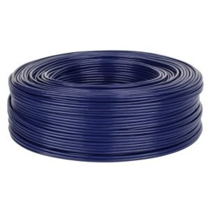 kaapeli 2 x rca-4 mm sininen