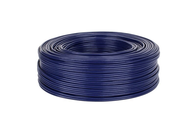 kaapeli 2 x rca-4 mm sininen