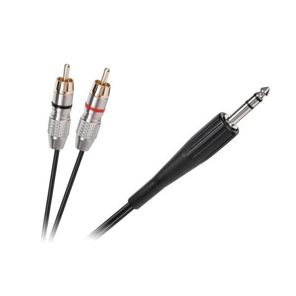 kaapeli jack 6.3 stereo - 2rca 1,8 m