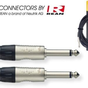 Kaapeli Stagg REAN 6.35mm Jack TS - 6.35mm Jack TS 6m