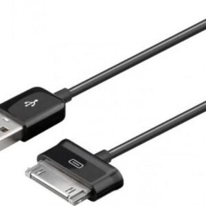 Kaapeli Techly USB 2.0A 30 pin Samsung Galaxy Tab, 1,2 m, valkoinen