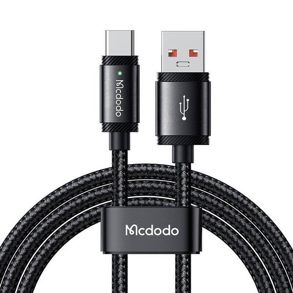 Kaapeli USB-A–USB-C Mcdodo CA-4730, 120 W, 1,5 m (musta)