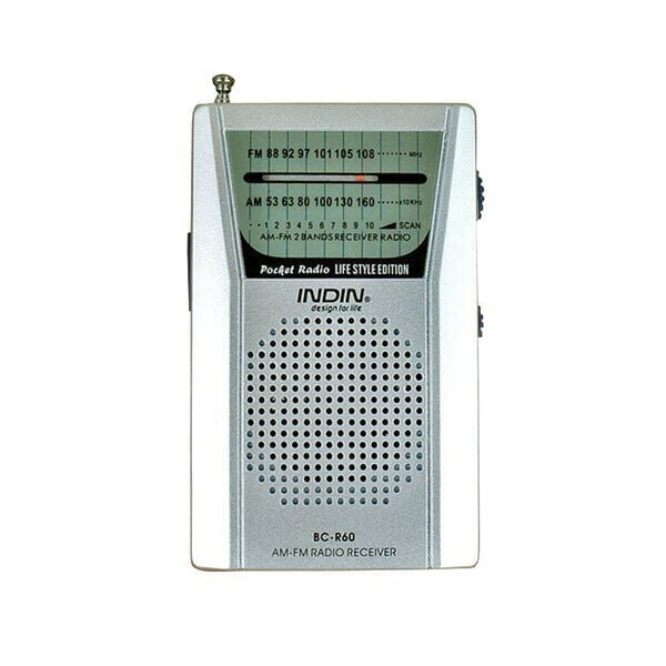 Kannettava AM-FM-radio BC-R60 2AA-paristo