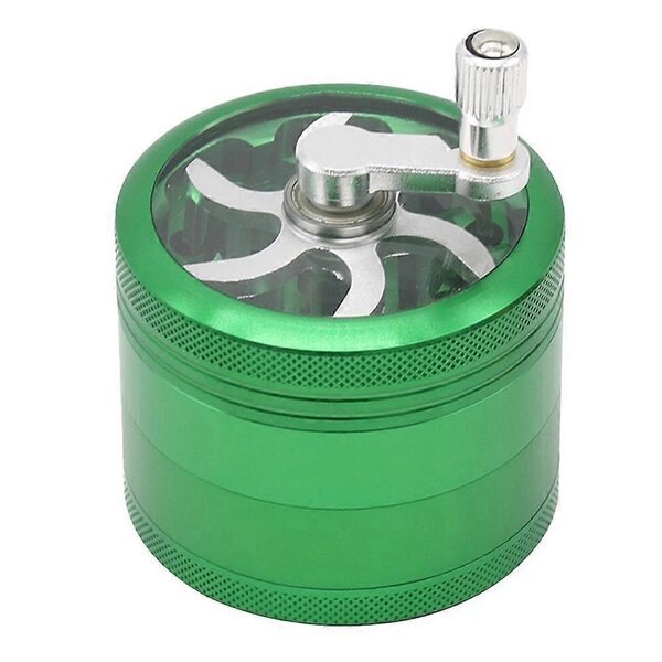 Käsikäyttöinen mylly GREEN, sinkkiseos, vihreä, 1 kpl