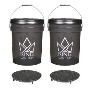 Tvätthink King Carthur 20 L + Lock, 2 st + Raster (smutsavskiljare)