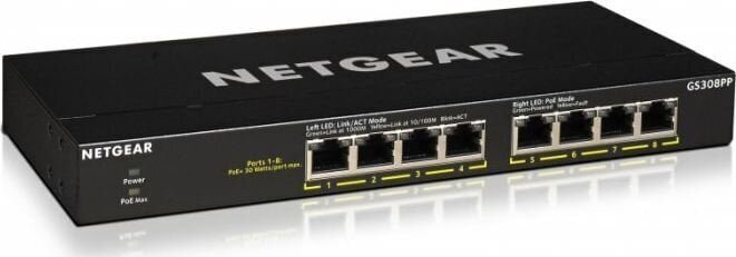 Kommutaattori Netgear GS308PP-100EUS