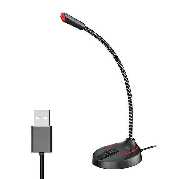 Kondensattorimikrofoni USB/3,5 mm, 1 kpl.