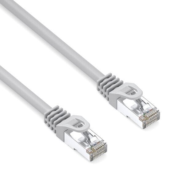 Korkeanopeuksinen LAN-kaapeli S/FTP, Cat.6a, RJ45, 15 m, harmaa