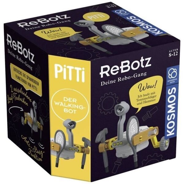 Kosmos Kit robotti ReBotz - Pitti kävelevä robottisarja kootavaksi 602581 - 4002051602581