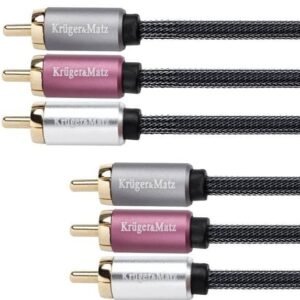3rca-3rca komponenttikaapeli 1,8 m kruger&matz