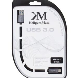 usb-kaapeli 3.0 pistoke - tyyppi c pistoke 5 gbps 0,5 m kruger&matz