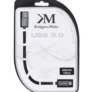 usb-kaapeli 3.0 pistoke - tyyppi c pistoke 5 gbps 1 m kruger&matz