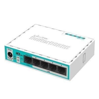 verkkoreititin 10/100m 5port hex lite rb750r2 mikrotik