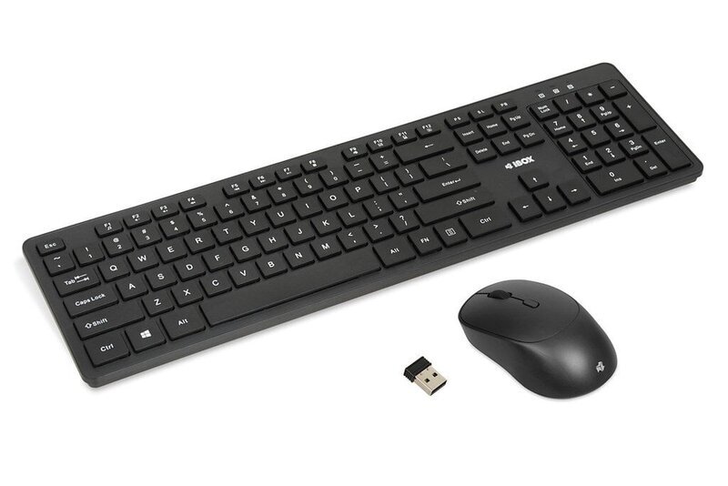 Langaton näppäimistö ja hiiri - iBOX Workstation Pro Musta