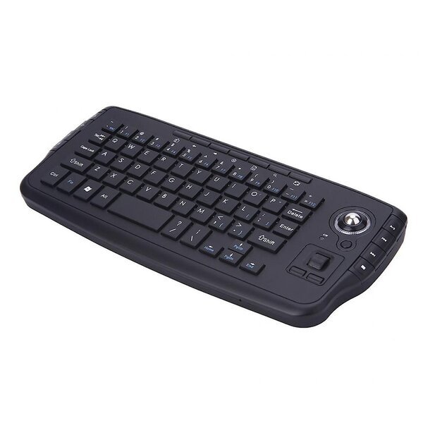 langaton näppäimistö trackballilla, 2,4 g, mini