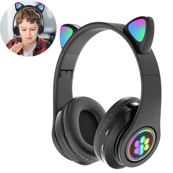 Langattomat Bluetooth-kuulokkeet"Cat Ears"LED