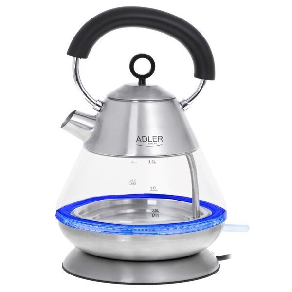 Lasinen vedenkeitin 1,5L Adler AD-1282
