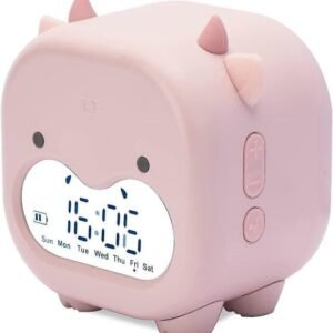 Lasten herätyskello, pinkki