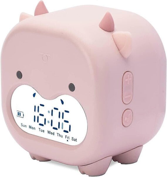 Lasten herätyskello, pinkki